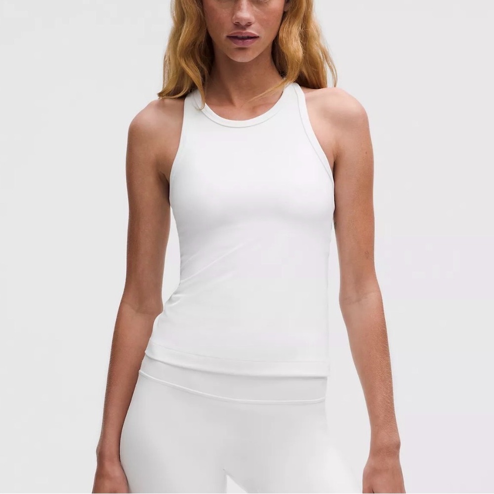 lululemon athletica Classic White Tank Top